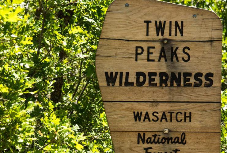 Twin Peaks hiking area
