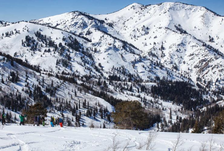 Mountains by Snowbasin Utah