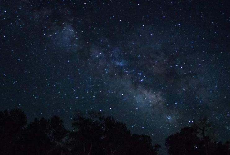Stargazing at the milky way in Utah