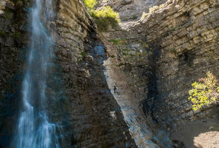 Battle Creek Waterfall Near Pleasant Grove Utah