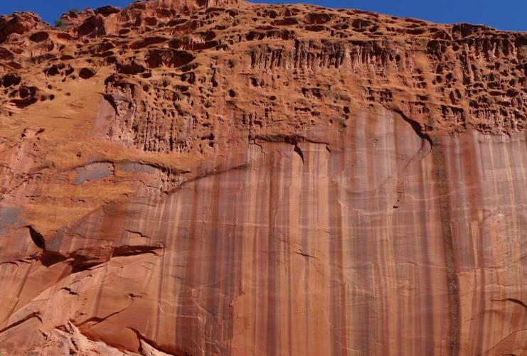 Red rock cliffs in Southern Utah