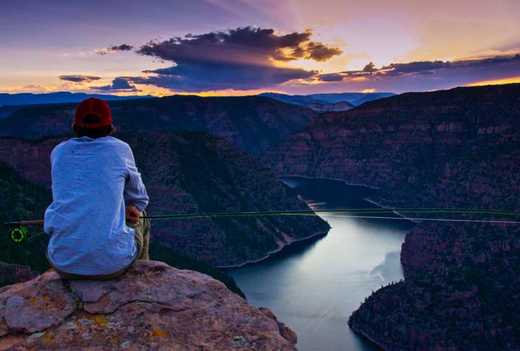 The Flaming Gorge Reservoir