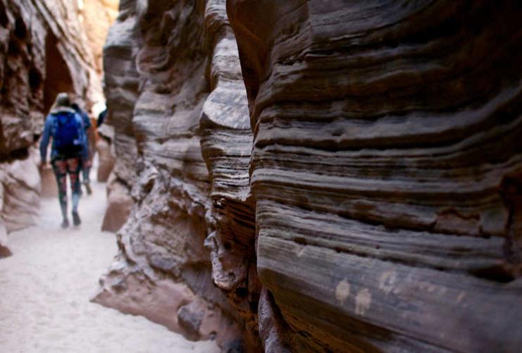 Striped Sandstone near Goblin Valley