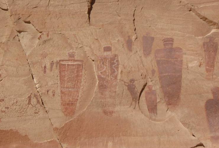 The Great Gallery in Horseshoe Canyon, Canyonlands National Park