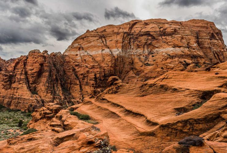 Red cliffs at Snow Canyon State Park near St. George Utah