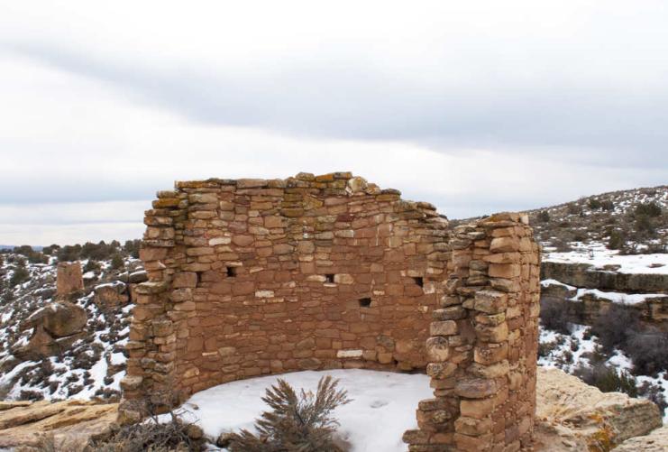 Two story building at Hovenweep National Monument