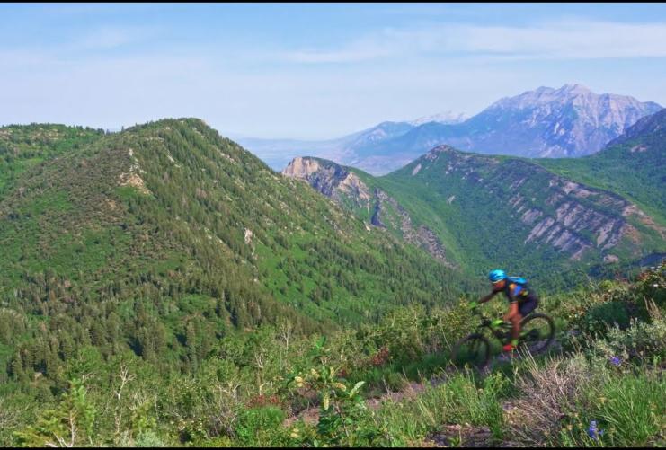 Mountain Biking in Rock Canyon 4K | Explore Utah Valley