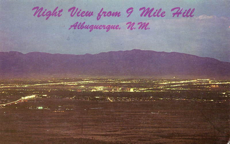 Nine Mile Hill Postcard (c. 1950)