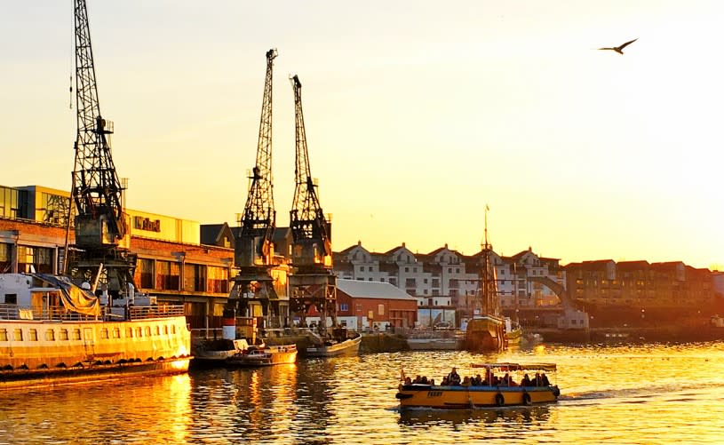 Independence at sunset with M Shed in the background - credit Bristol Ferry