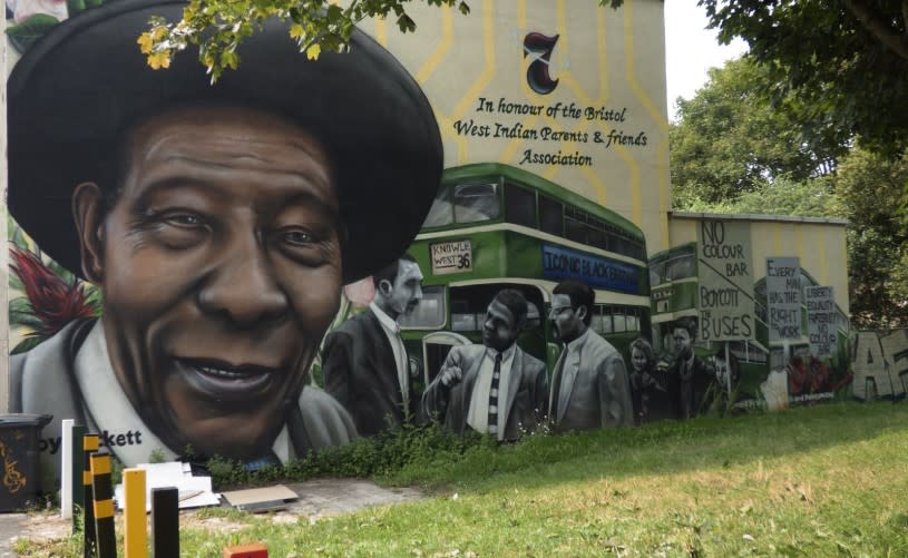 Roy Hackett Mural in St Pauls area of Bristol - CREDIT Sam Saunders
