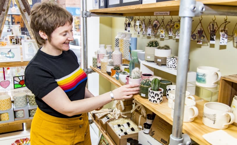 Interior of the Eclectic Gift Shop in the Hanham area of Bristol - credit Ecelctic Gift Shop