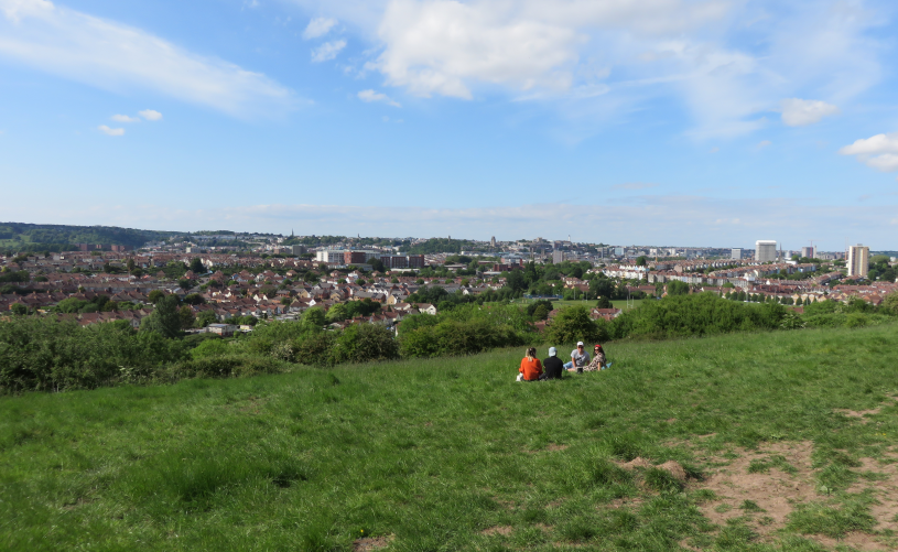 Panoramic view from The Novers - Credit Michael Wilberforce