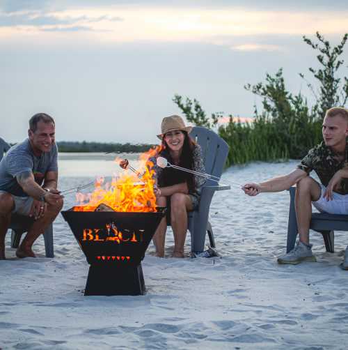 Campfire on the Beach