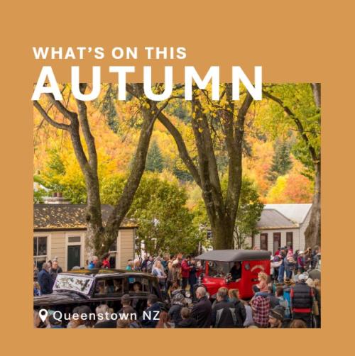 Screenshot of an Autumn Event Marketing ad