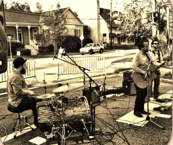 A band performs during a 2012 art walk in Covington.
