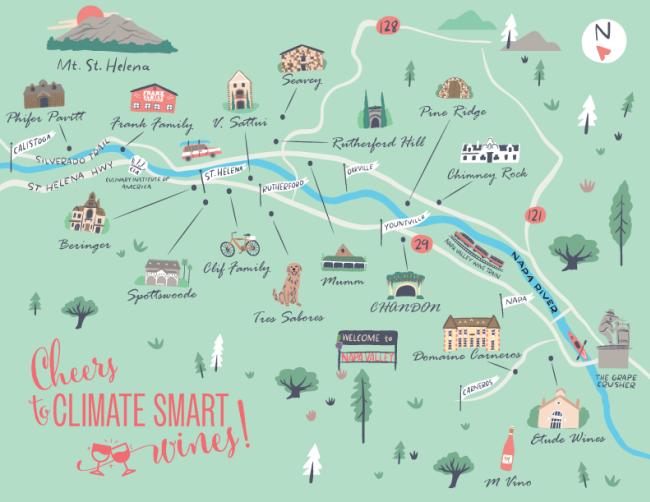 Cheers to Climate Smart Wines! – Map
