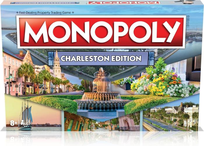 An image of the box for the Monopoly: Charleston Edition game
