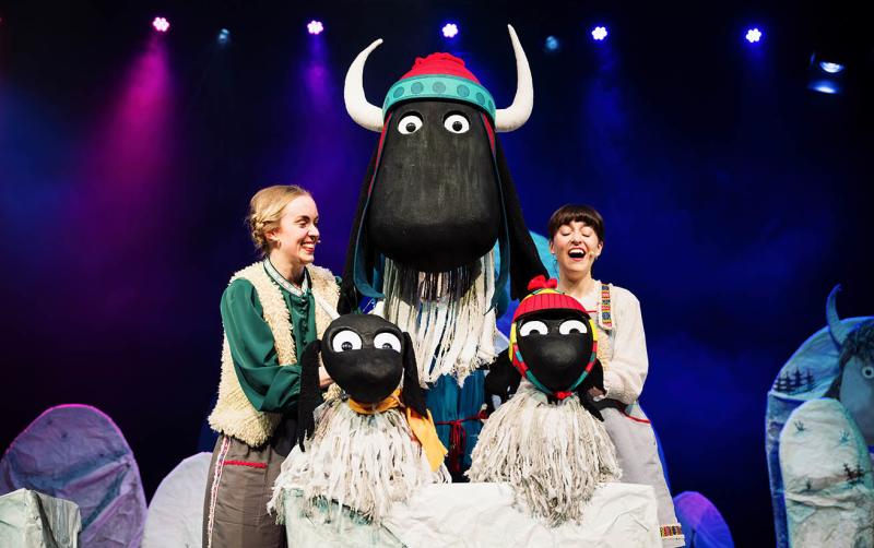 The Littlest Yak on stage
