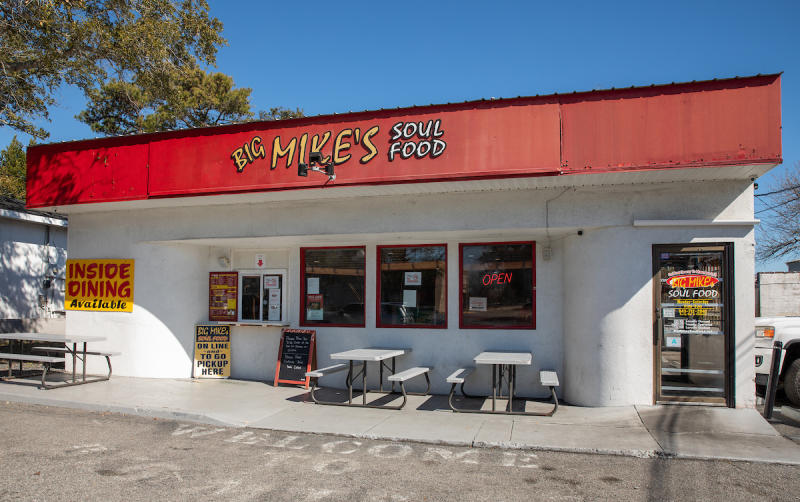 Exterior of Big Mike's Soul Food Restaurant