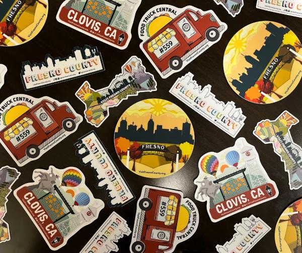 Visit Fresno County Stickers