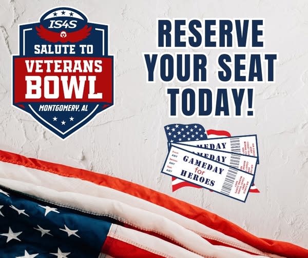 IS4S Salute to Veterans Bowl - Military Ticket Reservations