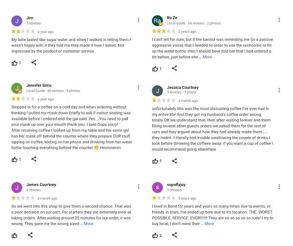 Bellatazza Coffee negative reviews