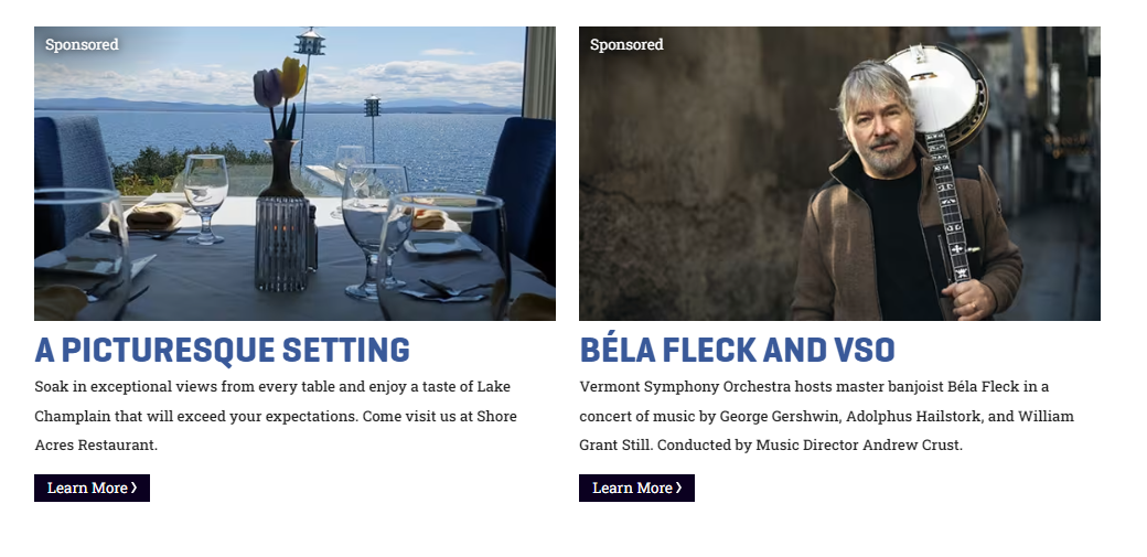 Run of Site Banner