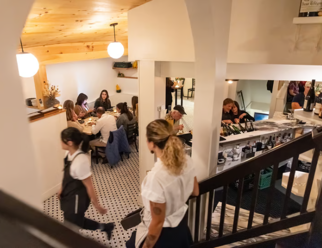 A look at Frankie's dining room in Burlington, VT