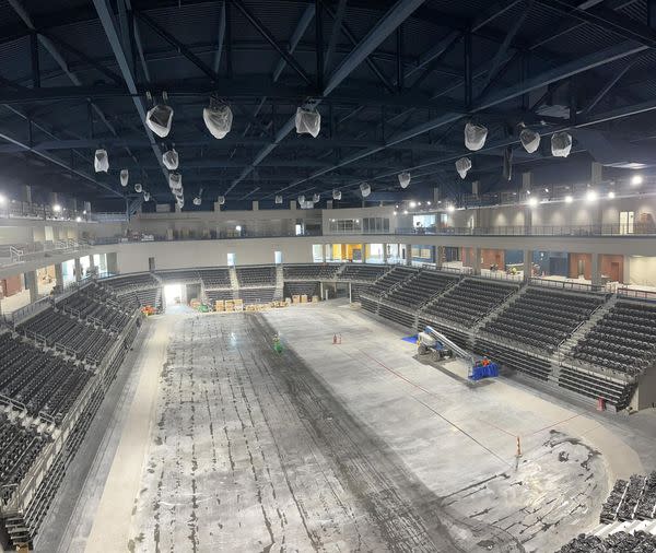 arena interior construction