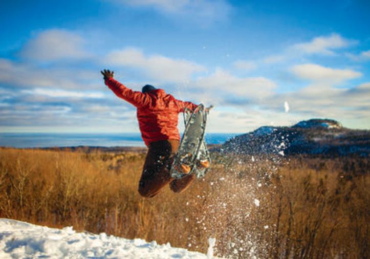 Snowshoeing