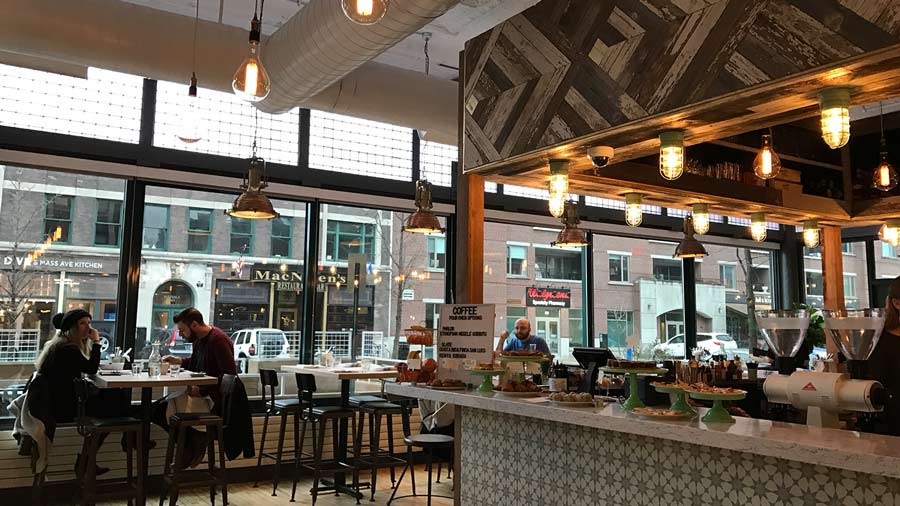 People Eating Brunch At The Garden Table