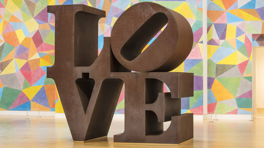 Robert Indiana LOVE Sculpture at Newfields