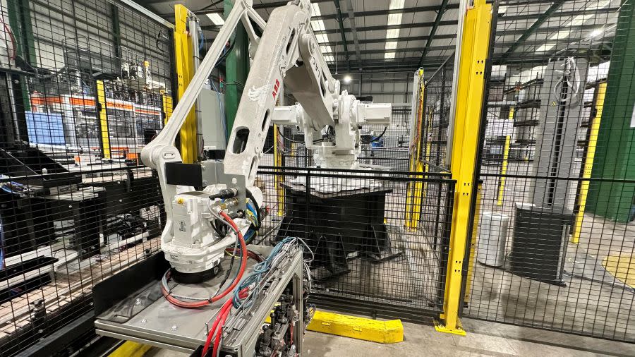 Robotic arm machine at WERiT Irlam