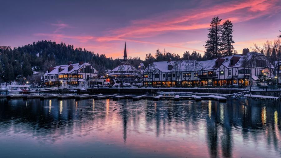 Lake Arrowhead in Winter