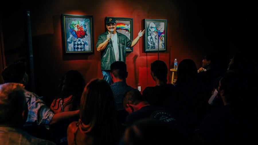 Performer at the Rock Gallery Comedy Club in Palm Springs