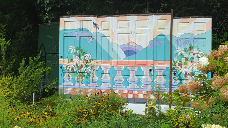 Lake Lure Flowering Bridge Mural