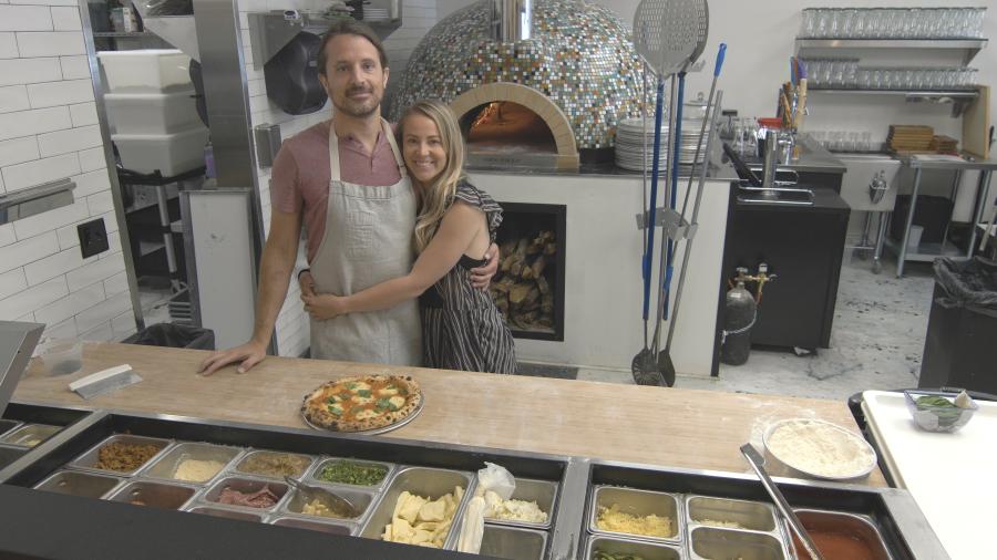 Jared and Erin from Mozz Artisan Pizza
