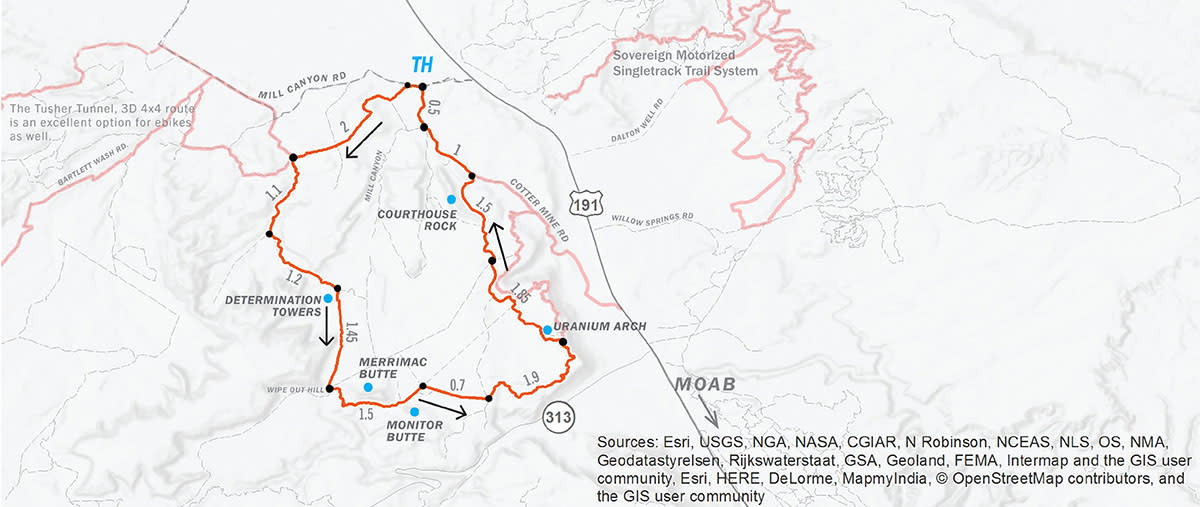 Seven mile rim