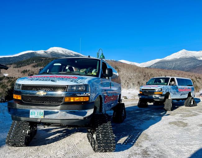 Mt. Washington Auto Road SnowCoaches at Base