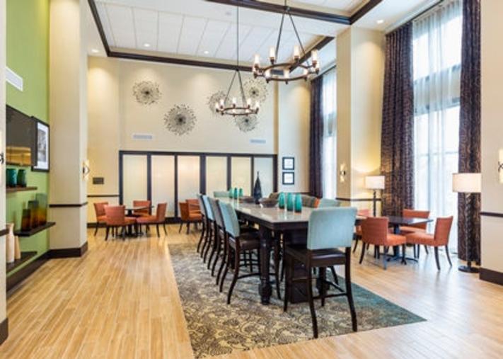 The inside of the Hampton Inn Montgomeryville
