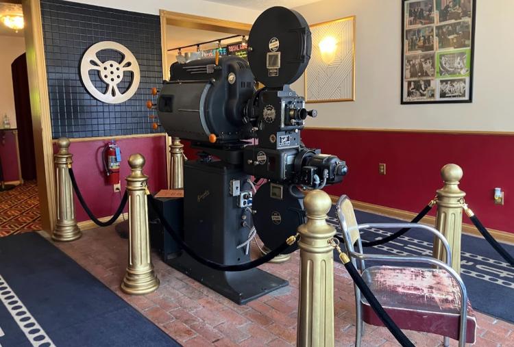 Vintage Projector at The Royal Theater in Danville