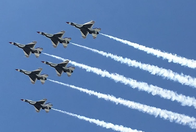 Jets Flying Over The Fort Lauderdale Air Show