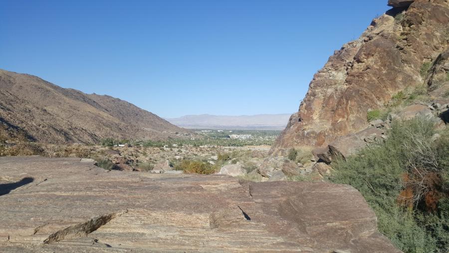 Tahquitz canyon lookout rock