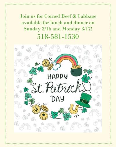 st patricks day flyer