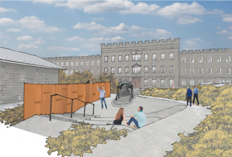Hawley Silk Mill Bell - rendering