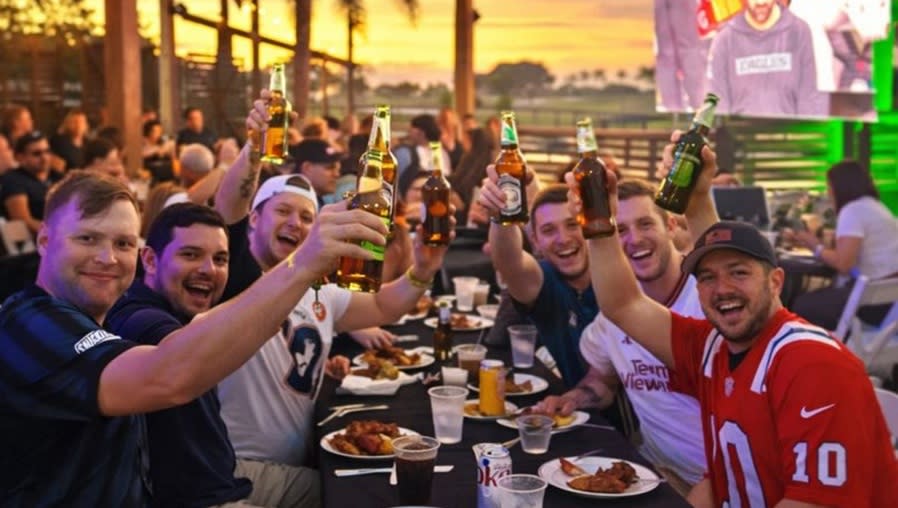 Guys night out for dinner and drinks at Galuppi's