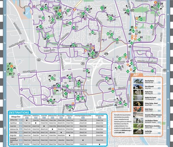 2019 Bike Map - City of Dublin