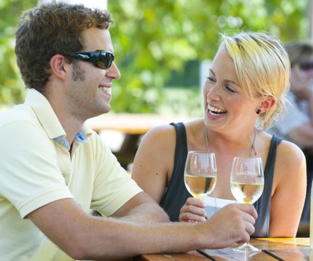 Couple at Pelee Island Pavilion