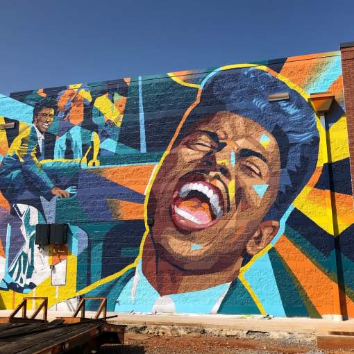 Little Richard Mural MidCity Logan Tanner