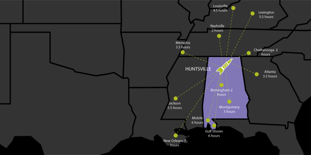 Huntsville Map